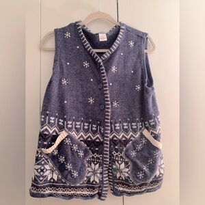 Vintage Winter Mittens Vest ❄️